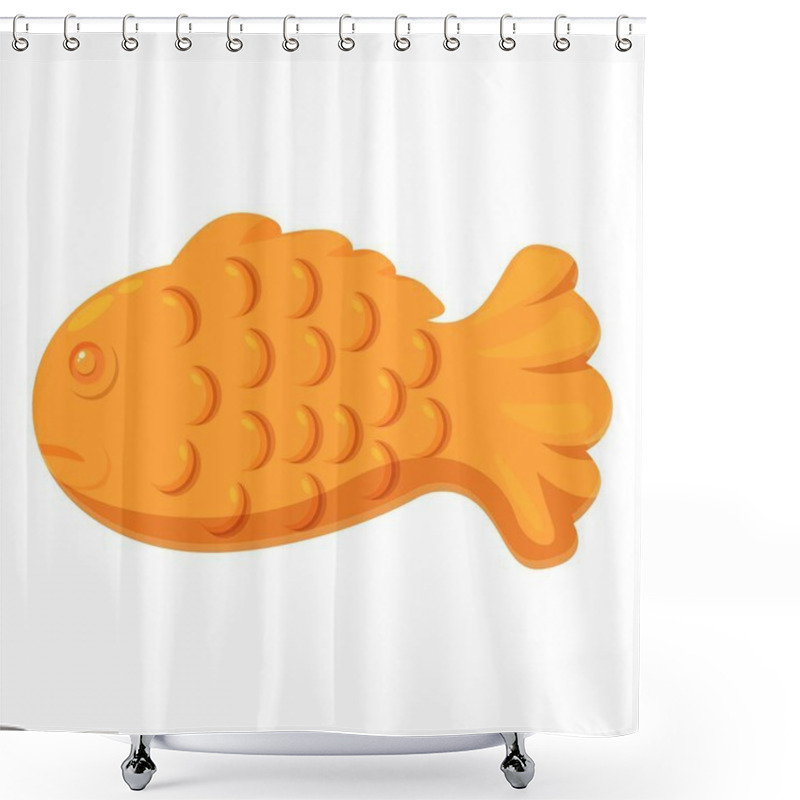 Personality  This Illustration Shows A Bungeoppang, A Popular Korean Street Food Snack Shower Curtains