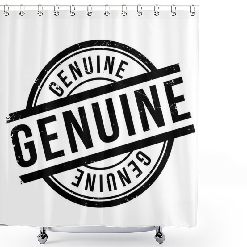 Personality  Genuine Rubber Stamp Shower Curtains