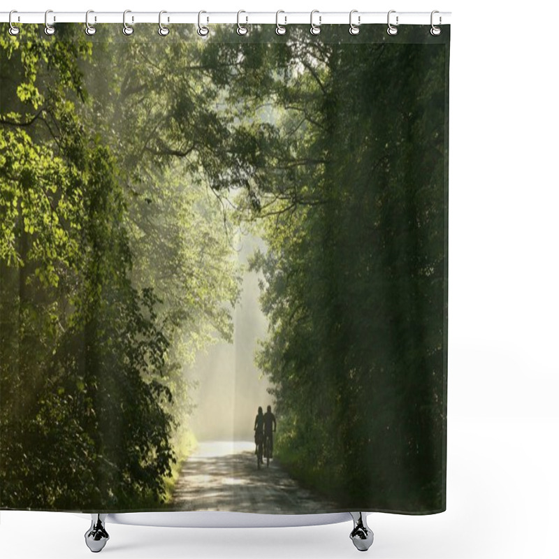 Personality  Spring Forest After The Rain Shower Curtains