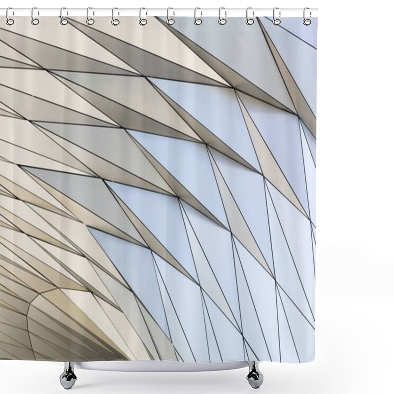 Personality  Graphic Details Of Musee Des Confluences In Lyon, France  Shower Curtains