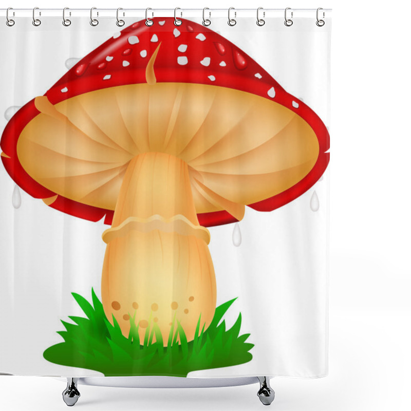 Personality  Mushroom Shower Curtains