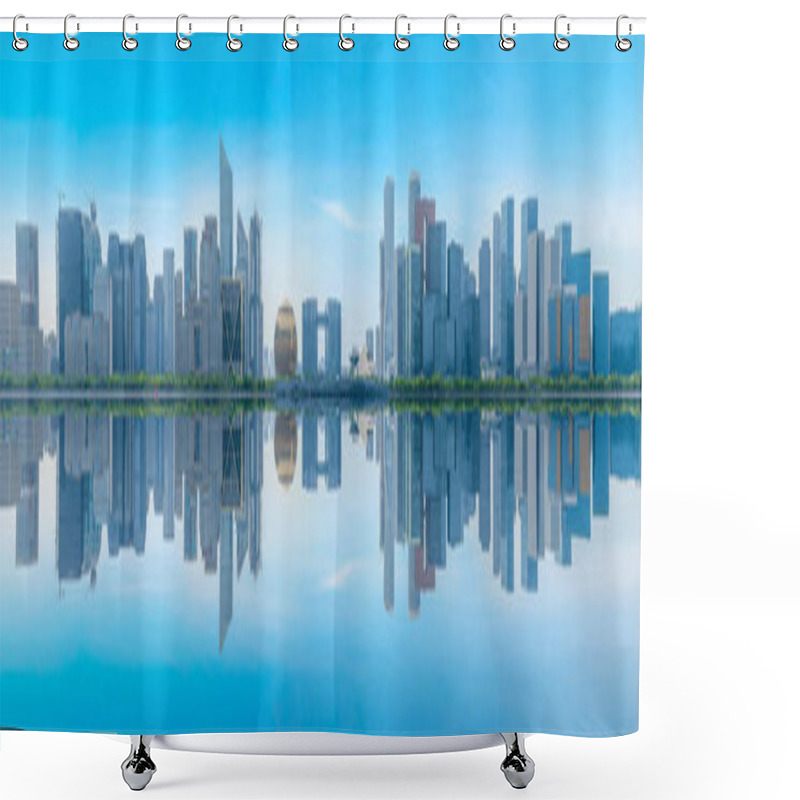 Personality  Urban Buildings And Skylines In Hangzhou Shower Curtains