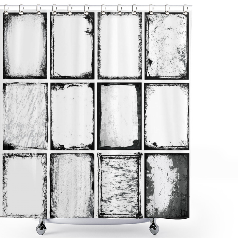 Personality  Borders & Textures Shower Curtains