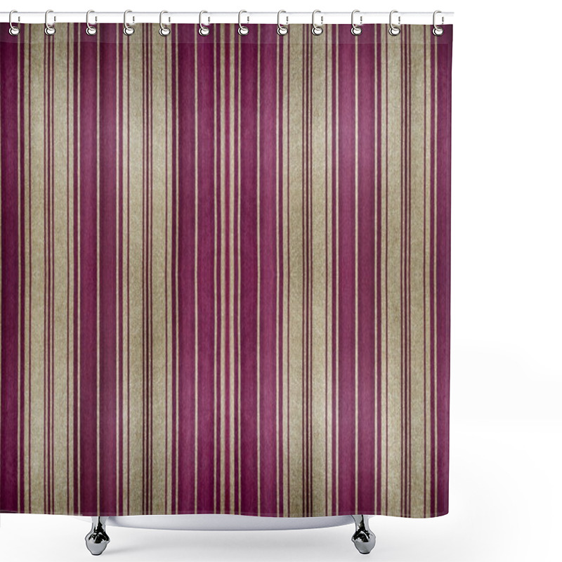 Personality  Absract Retro Striped Classical Template Shower Curtains