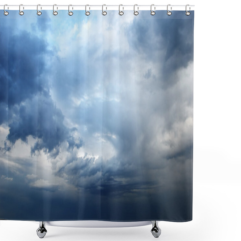 Personality  Stormy Sky Shower Curtains