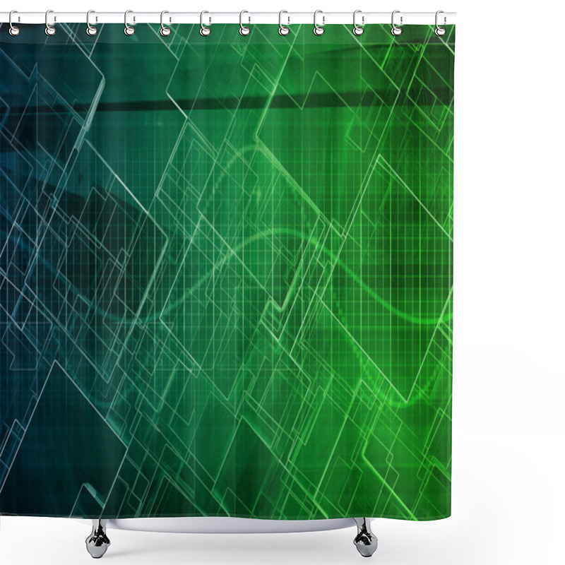 Personality  Emerging Technologies Shower Curtains