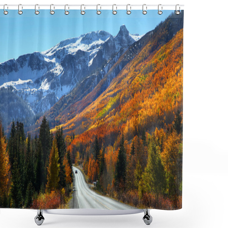 Personality  Million Dollar Highway Shower Curtains