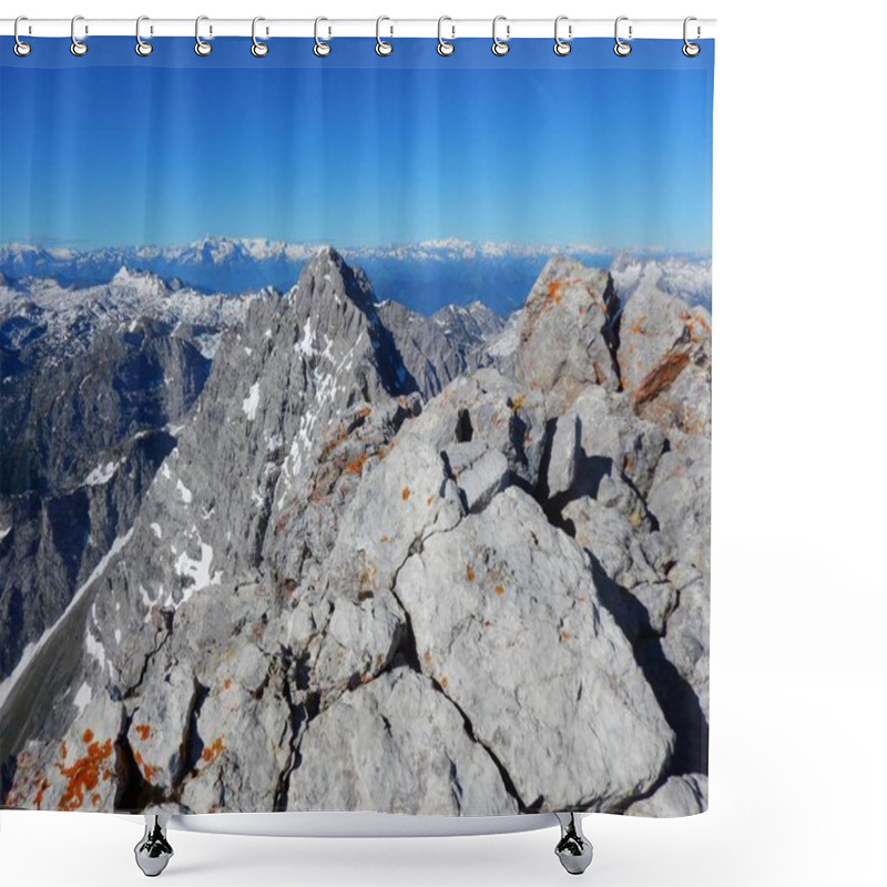 Personality  Climbing Mountain Ridge Watzmann In Germany Shower Curtains