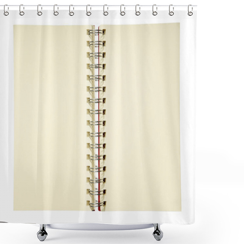 Personality  Notebook Shower Curtains