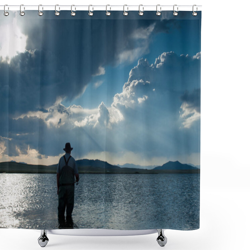 Personality  Fishing Shower Curtains