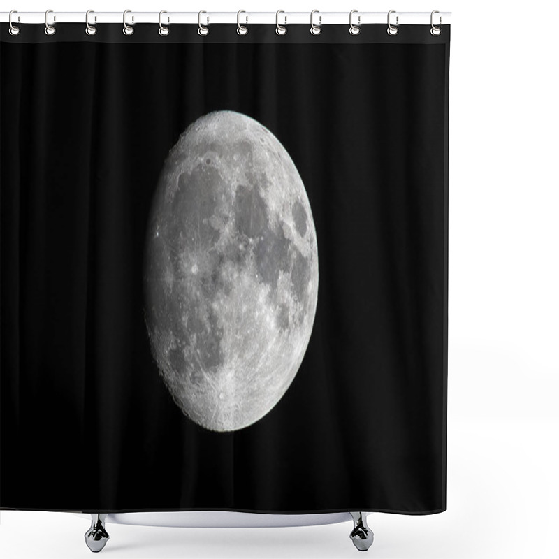 Personality  Crescent Moon. Wolf. Moon. Super Full Moon With Dark Background. Spain. Europe. Photo. 13. January. 2025. Supermoon. Eclipse. Stars. Night. Conjunction. Alignment. Mars. Jupiter. Uranus. Neptune. Venus. Saturn. First. Shower Curtains