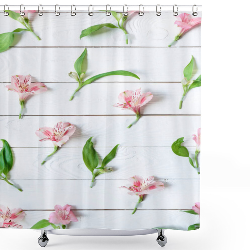 Personality  Beautiful Blooming Flowers Shower Curtains