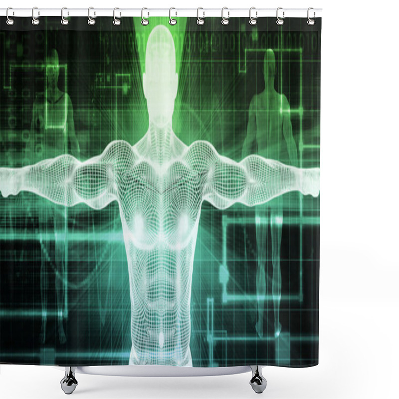 Personality  Medical Transplant As Concept Shower Curtains