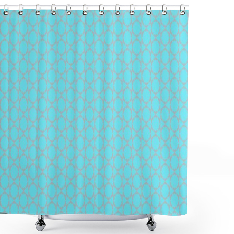 Personality  Abstract Creative Background With Repeated Shapes Shower Curtains