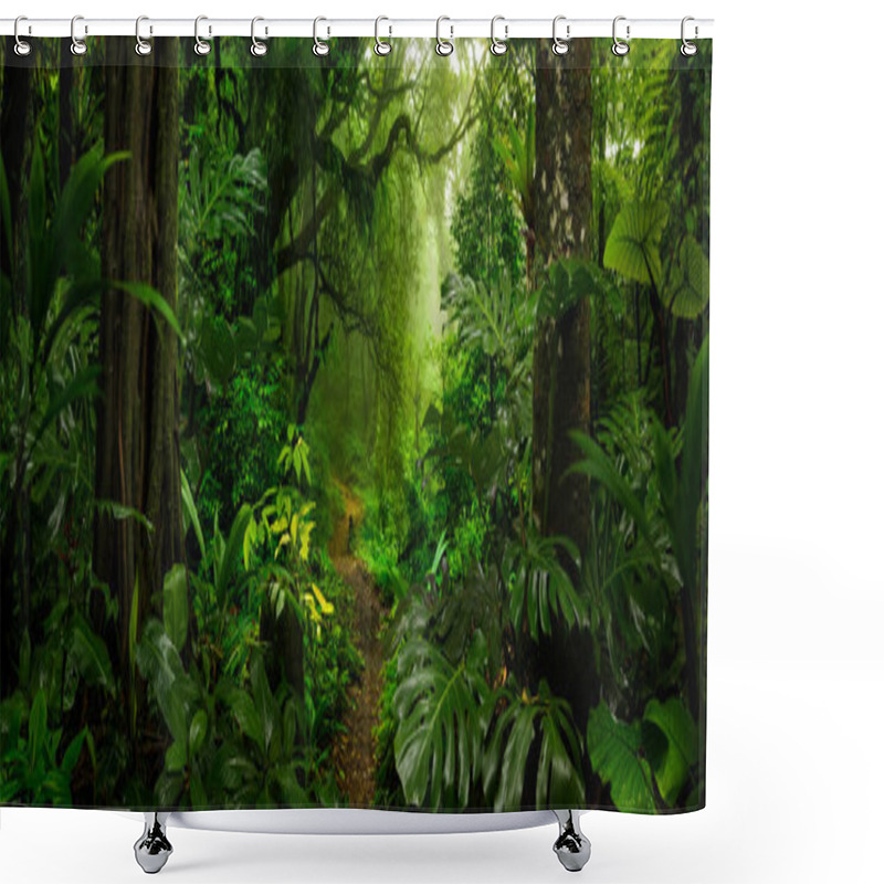 Personality  Tropical Rain Forest In Costa Rica Shower Curtains