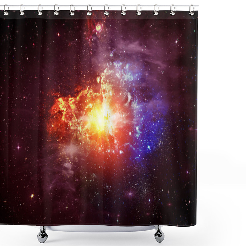 Personality  Space Sky Shower Curtains