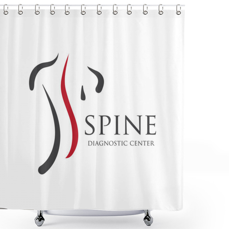 Personality  Medical Diagnostic Spine Center  Logo Shower Curtains