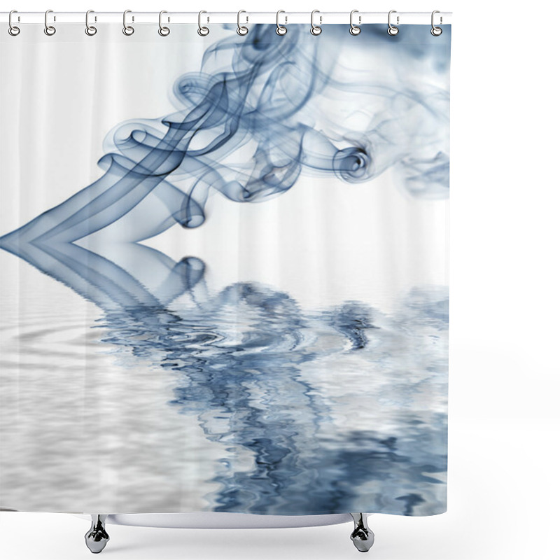 Personality  Blue Smoke Shower Curtains