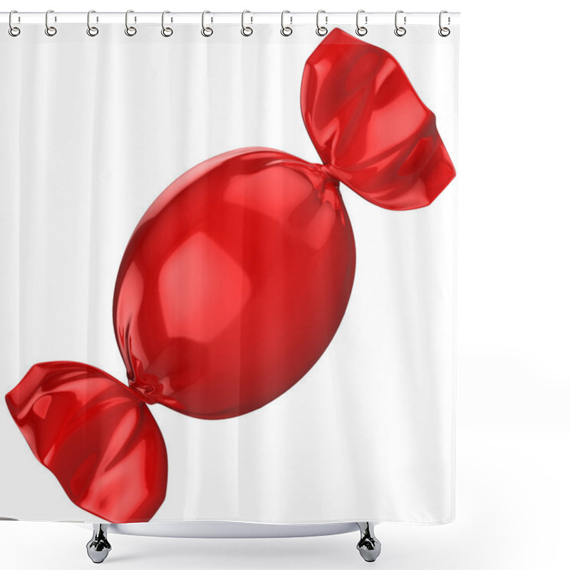 Personality  Red Candy Shower Curtains