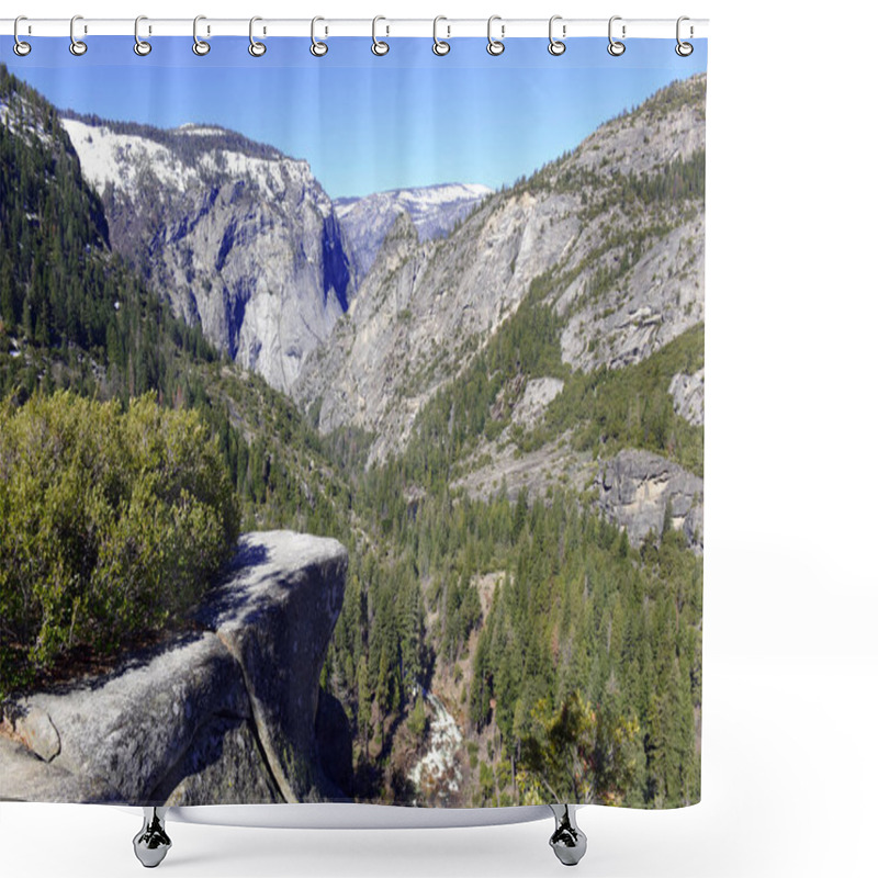 Personality  Alpine Scene In Yosemite National Park, Sierra Nevada Mountains, California Shower Curtains