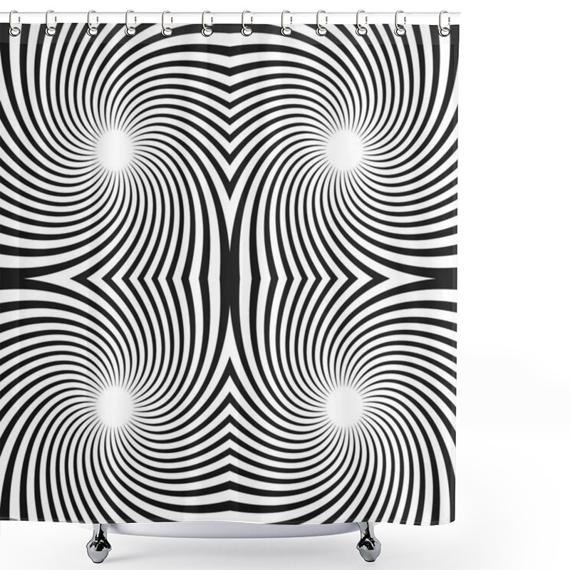 Personality  Seamless Swirl Pattern Shower Curtains