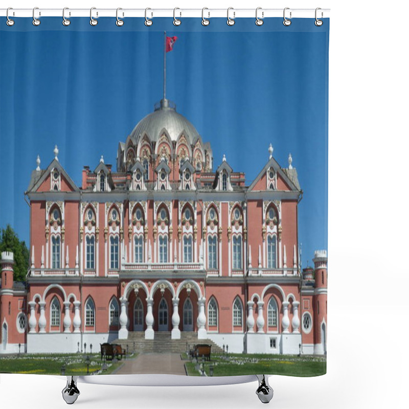 Personality  Petrovsky Travelling Palace Was Built For Catherine Great And Designed By Famous Russian Architect Matvei Kazakov In 1782, Moscow, Russia Shower Curtains