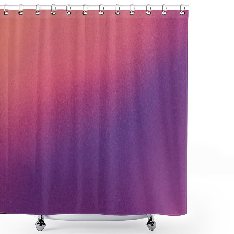 Personality  Grainy Purple And Orange Gradient Texture. Dark Sunset Sky Noise Stipple Background For Banner, Wallpapers. Shower Curtains