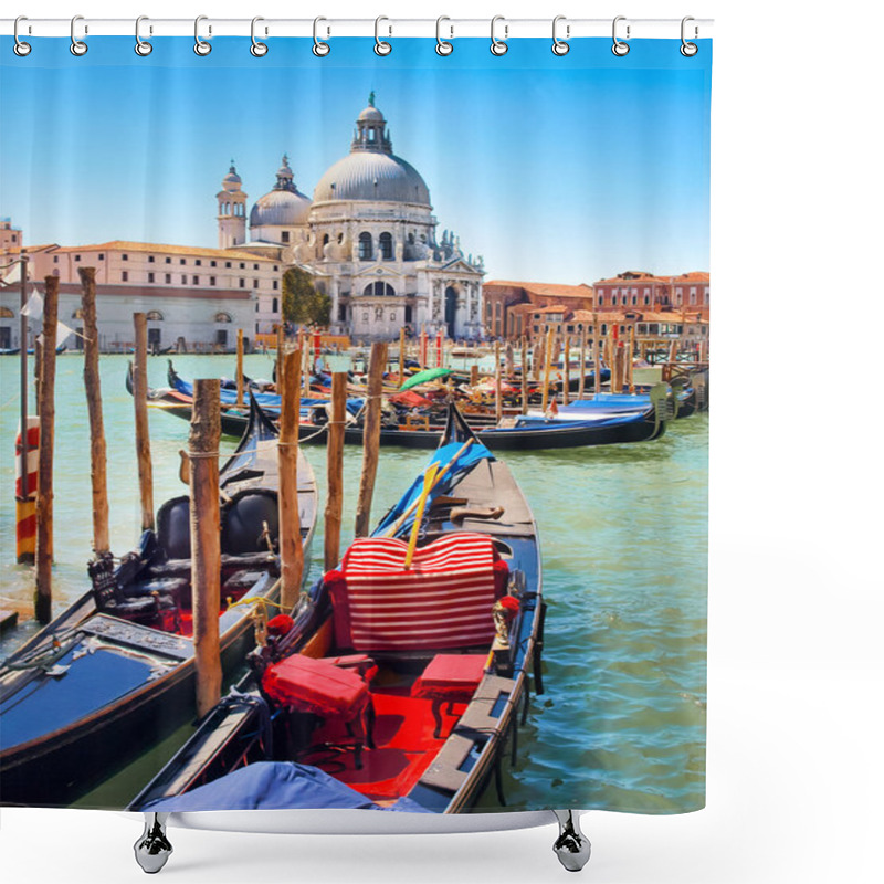 Personality  Gondolas On Canal Grande In Venice, Italy Shower Curtains