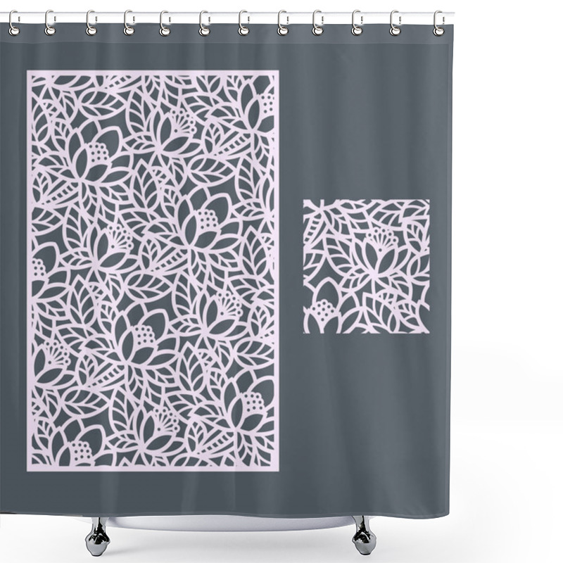 Personality  The Template Seamless Pattern For Decorative Panel Shower Curtains