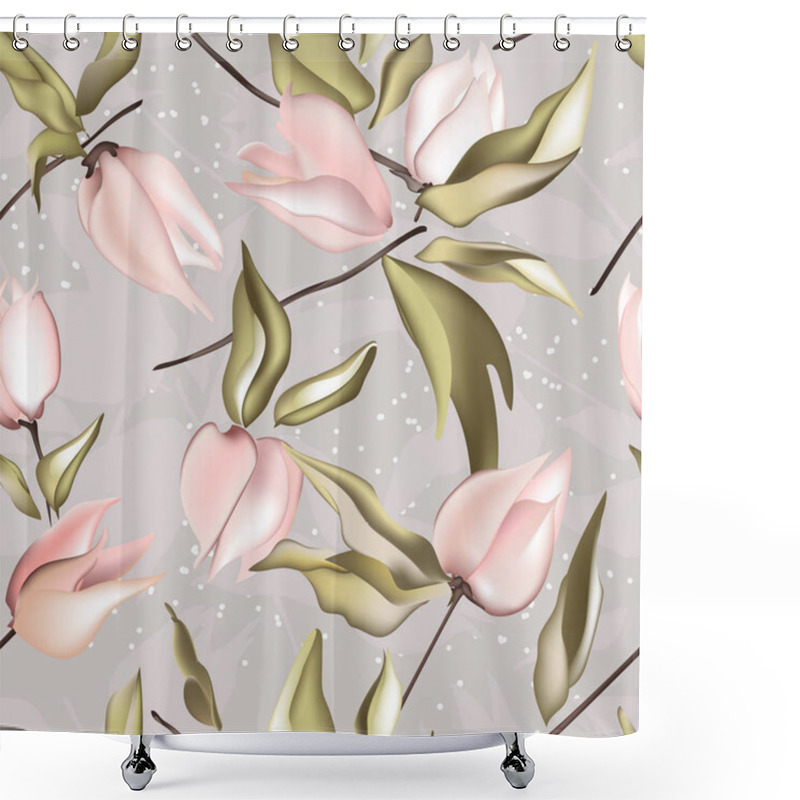 Personality  Tender Jungle Botanical Art, Physalis Flowers And Leaves, Exotic Background Pattern, Realistic Illustration. Summer Texture, Abstract Vector. Hawaiian Watercolor Nature Art Shower Curtains