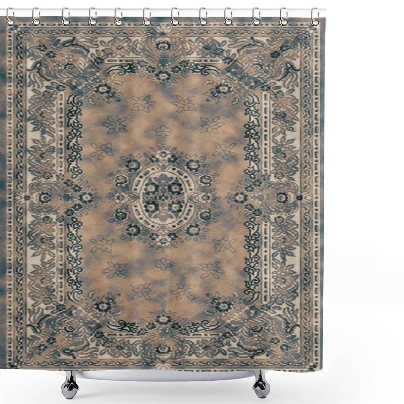 Personality  Carpet Bathmat And Rug Boho Style Ethnic Design Pattern With Distressed Texture And Effect Shower Curtains