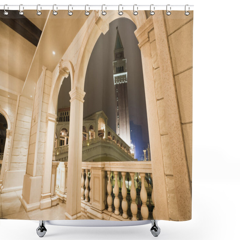 Personality  Corridor, Italian Building Style Shower Curtains