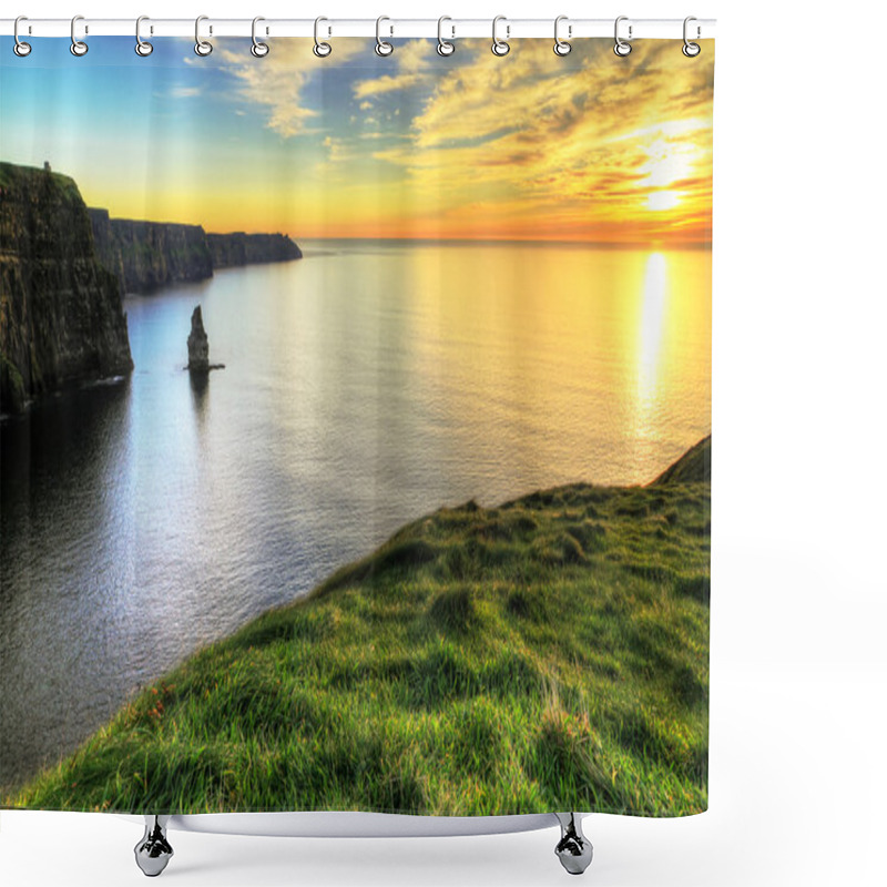 Personality  Cliffs Of Moher In Ireland Shower Curtains