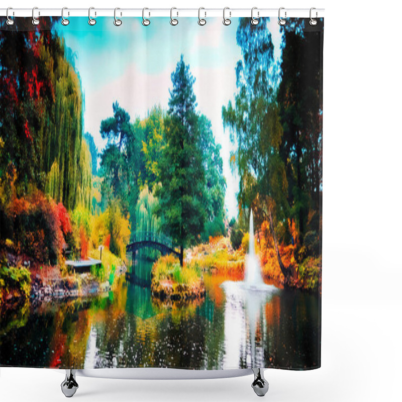 Personality  Japanese Garden Shower Curtains