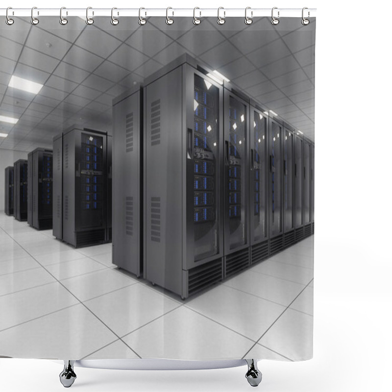 Personality  Server Room Shower Curtains