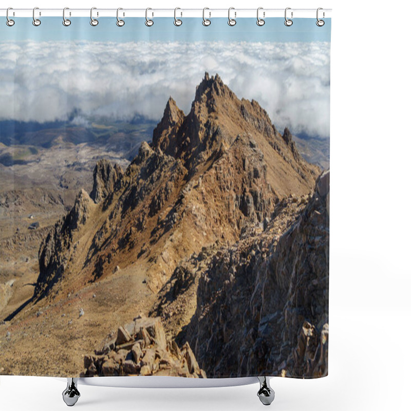 Personality  Rocky Mountains Shower Curtains