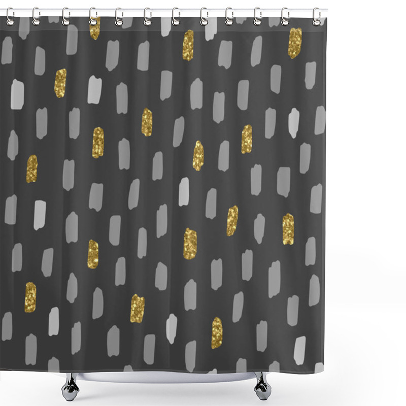 Personality  Scandinavian Style Abstract Background, Vector Illustration Shower Curtains