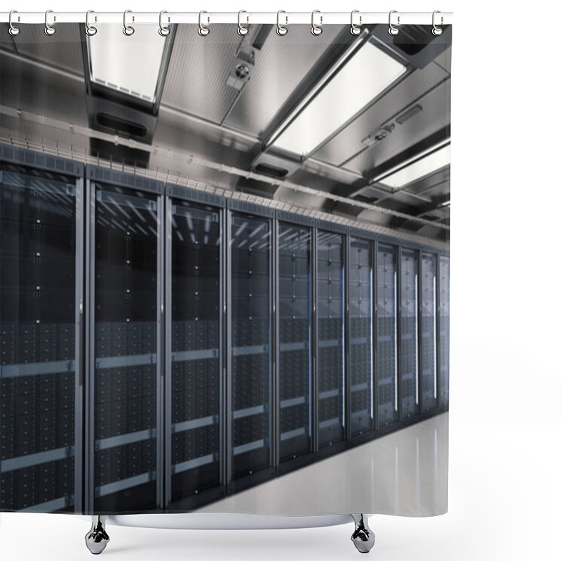 Personality  Server Room Or Server Computers Shower Curtains