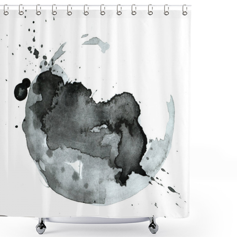 Personality  Black Stain Shower Curtains