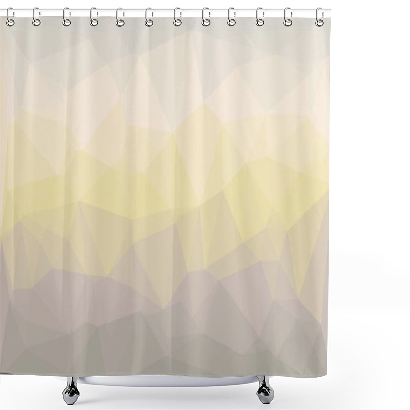 Personality  Creative Prismatic Background With Polygonal Pattern Shower Curtains