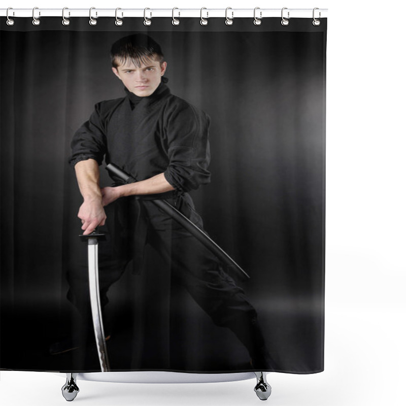 Personality  Ninja - Spy, Saboteur, Stealth Assassin Of Feudal Japan Shower Curtains