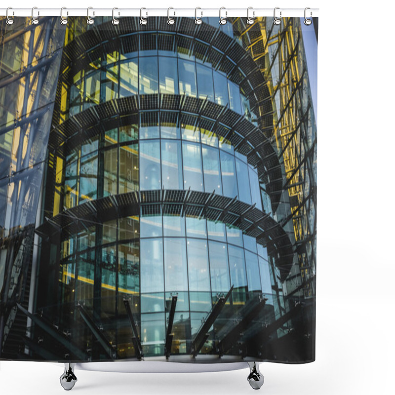 Personality  Modern Office Spaces Shower Curtains