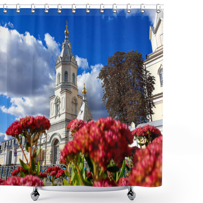 Personality  Koretsky Holy Trinity Monastery, Rivne Region, Ukraine Shower Curtains