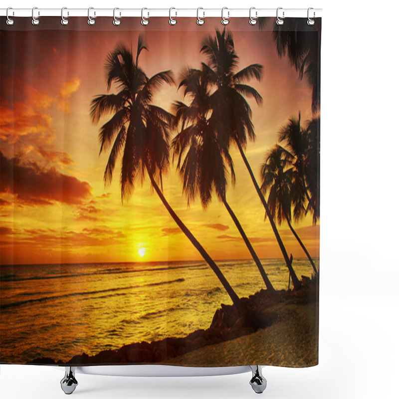 Personality  Barbados Shower Curtains