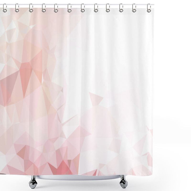 Personality  Background Abstract Triangle Geometry Pattern Paper Decoration Shower Curtains