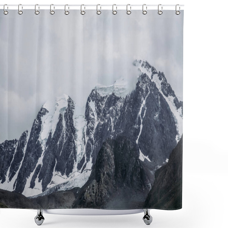 Personality  Snowy Mountains Shower Curtains