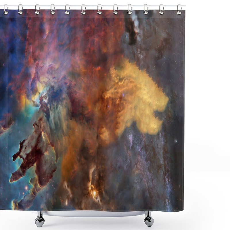 Personality  A Colourful Star Forming Region Somewhere In Deep Space Near Pillars Of Creation Shower Curtains