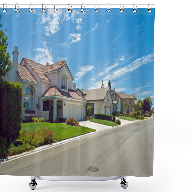 Personality  New American Dream Home Panorama Shower Curtains