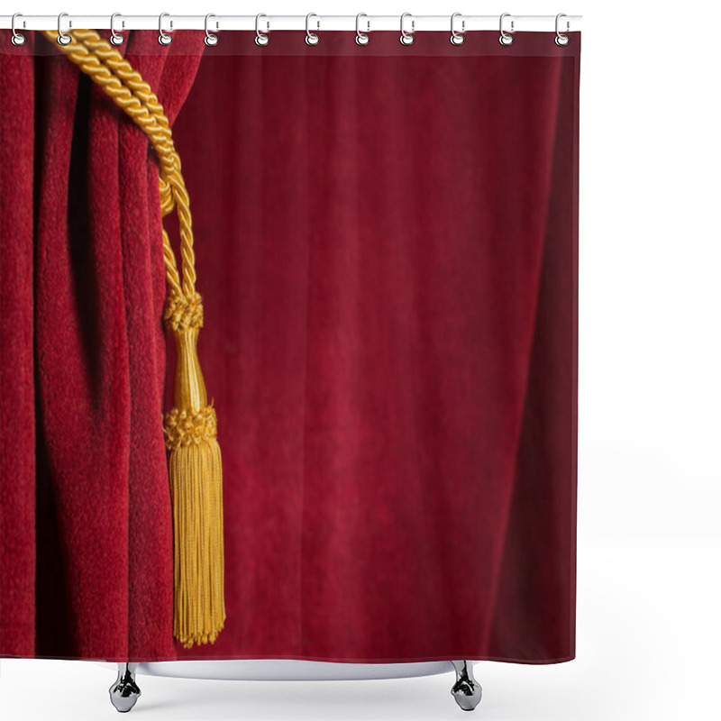 Personality  Red Theatre Curtain Shower Curtains