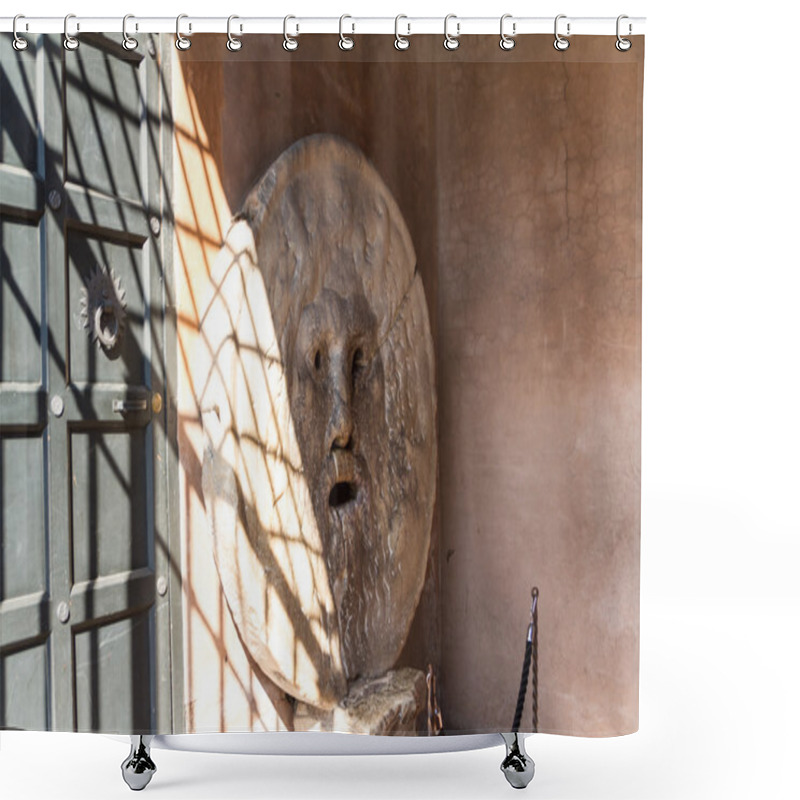 Personality  Mouth Of Truth, Rome, Italy Shower Curtains